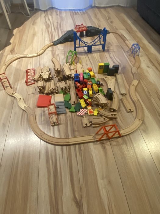 drewniane  tory - lidl/ ikea