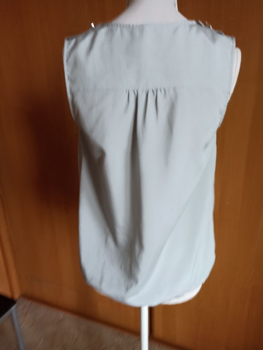 Bluzka bez rękawów elegancka