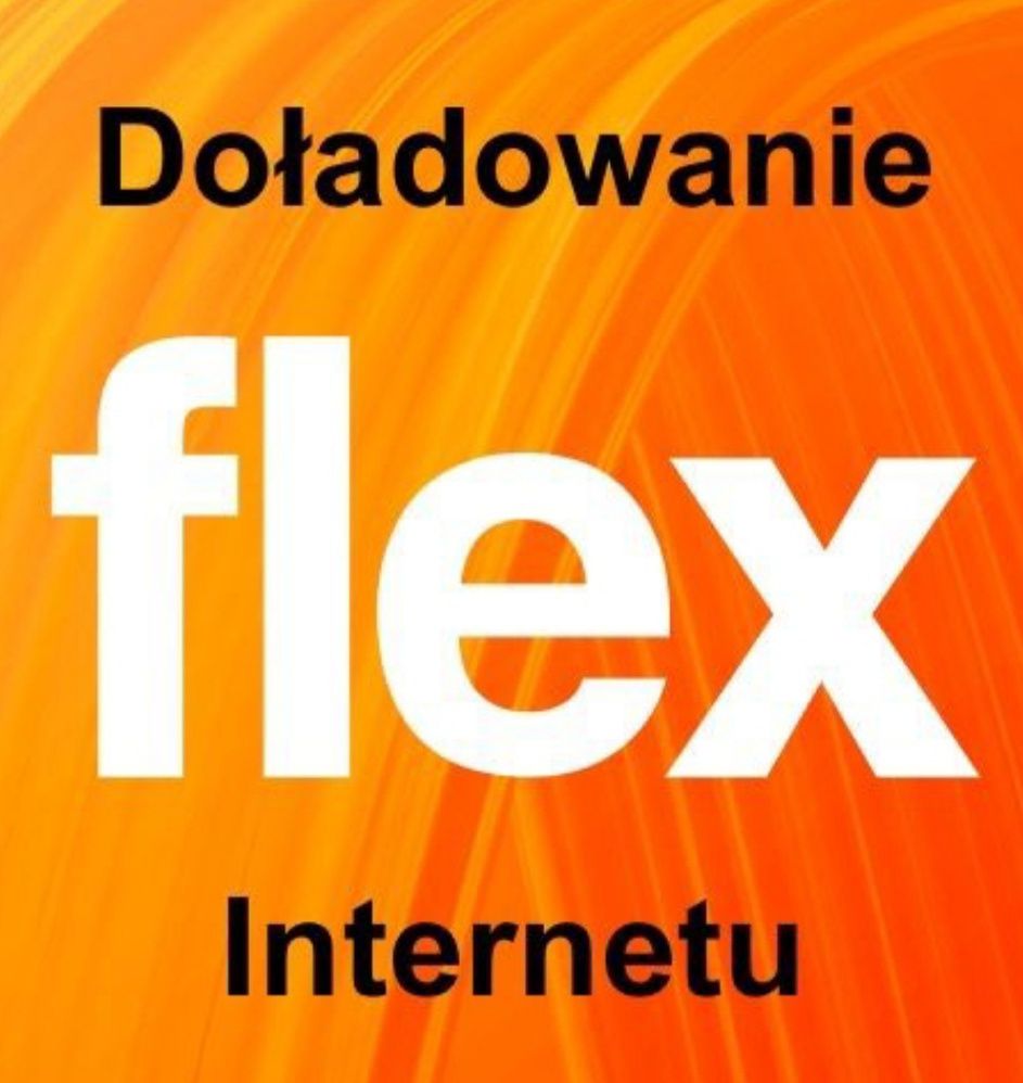 Orange flex doładowanie internetu 30, 50, 100, 150 GB. Tanio i szybko!