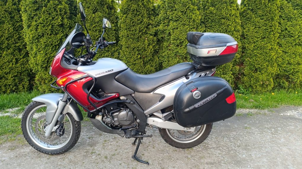 Kufry boczne Aprilia pegaso 650