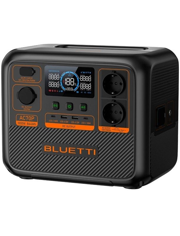 Зарядна станція bluetti AC70P/ зарядная станция блюэтти ац 70 р п