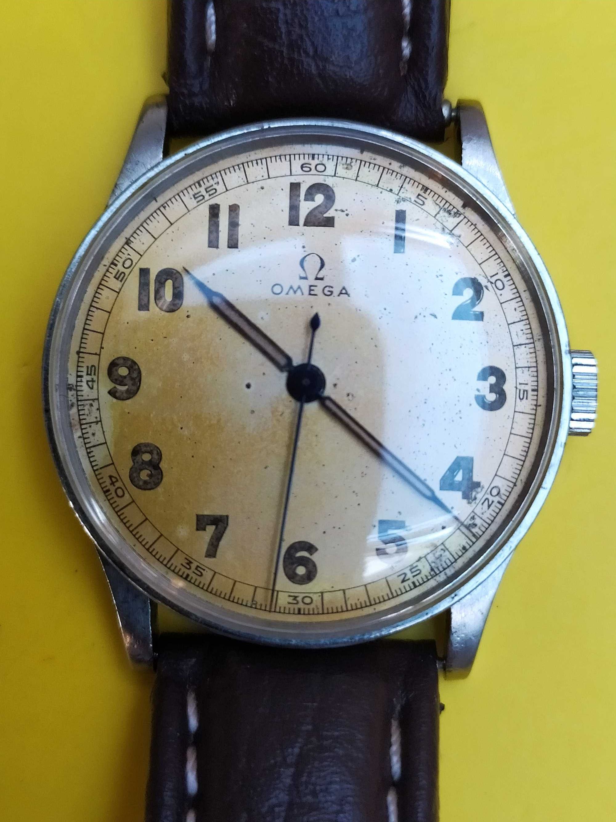 Omega Medicus cal.23.4 po serwisie z 1939 roku.