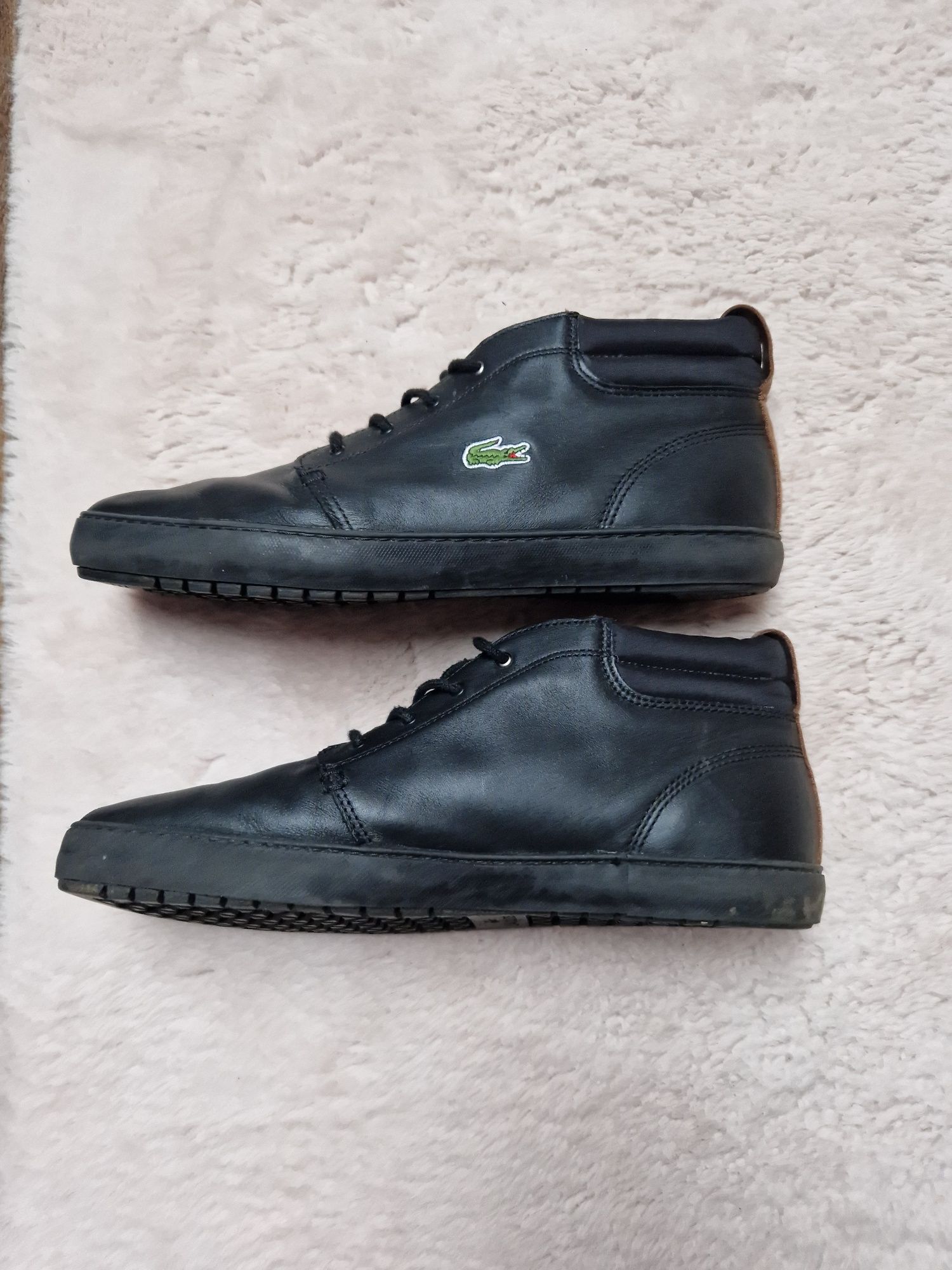 Czarne buty męskie Lacoste, EUR 44,5/28 cm