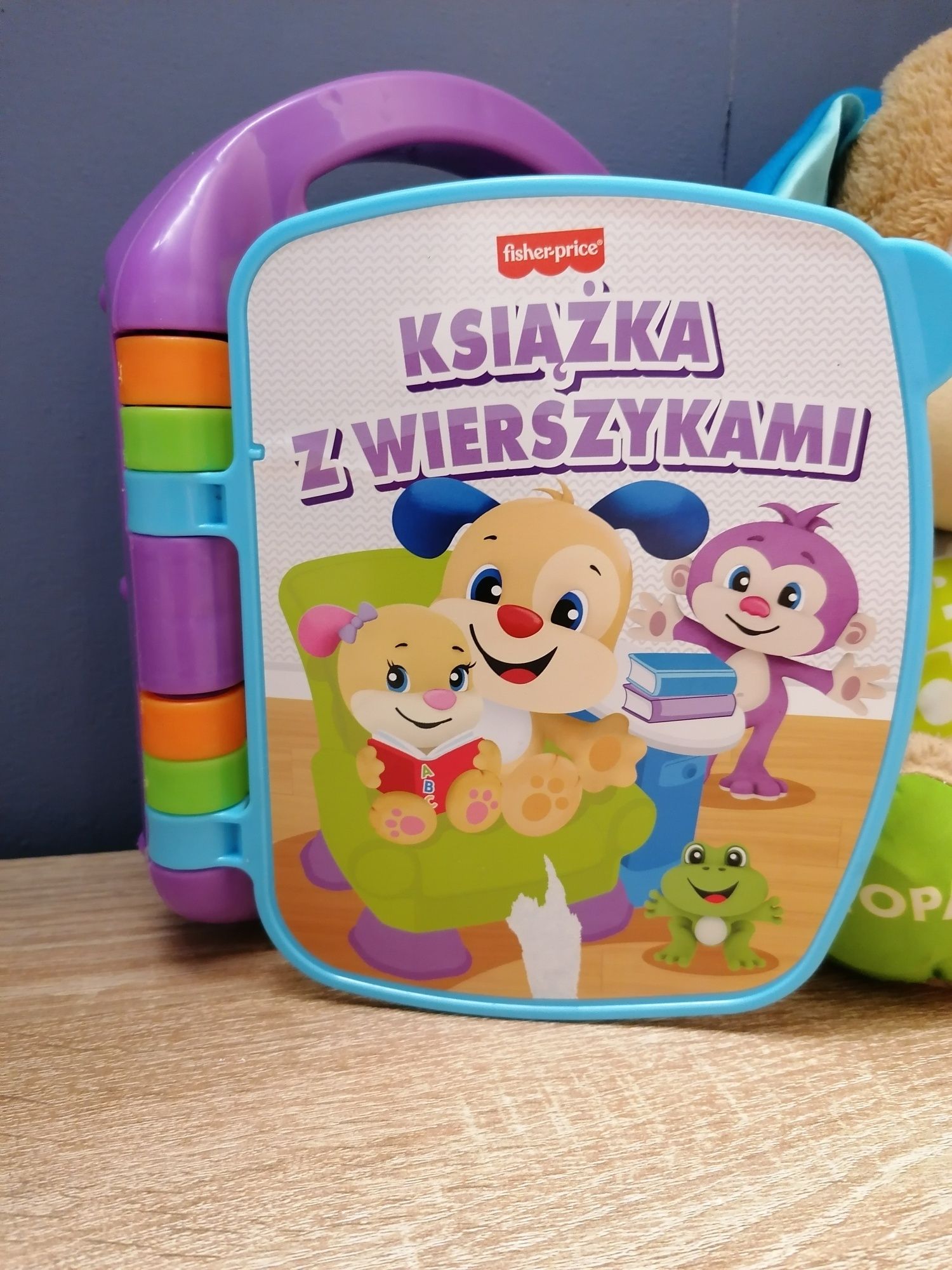 Książka oraz piesek Fisher-price