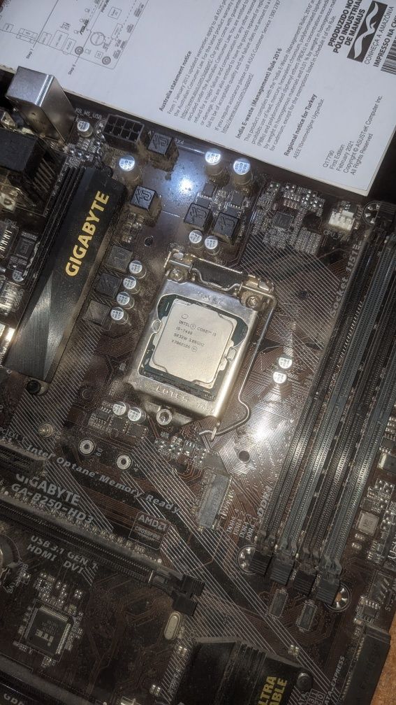 Материнська плата GIGABYTE B250-HD3 + Процесор Intel core i5-7400

K G