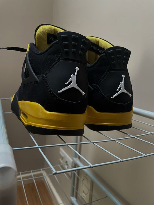 Air Jordan 4 Yellow Thunder Originais