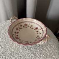 Ręcznie malowana ceramiczna miska vintage ceramika antyk