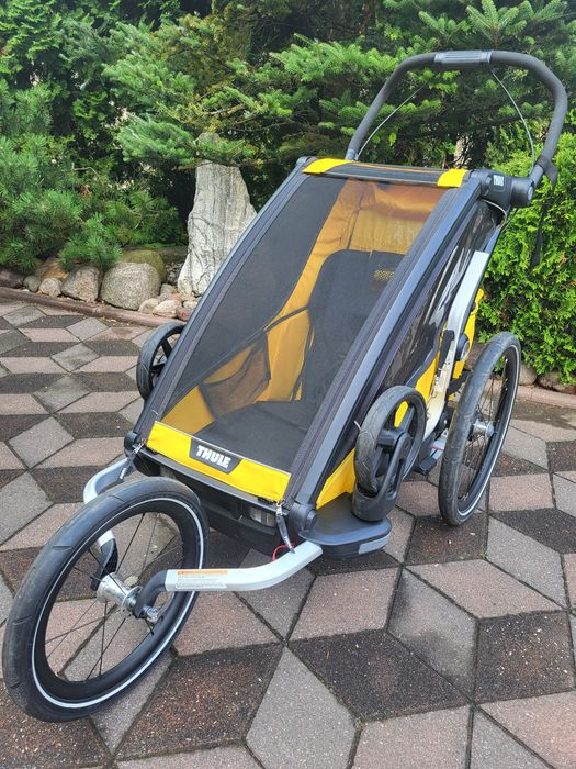 Przyczepka rowerowa Thule Chariot Sport 1 yellow  2022 r. jak nowa.