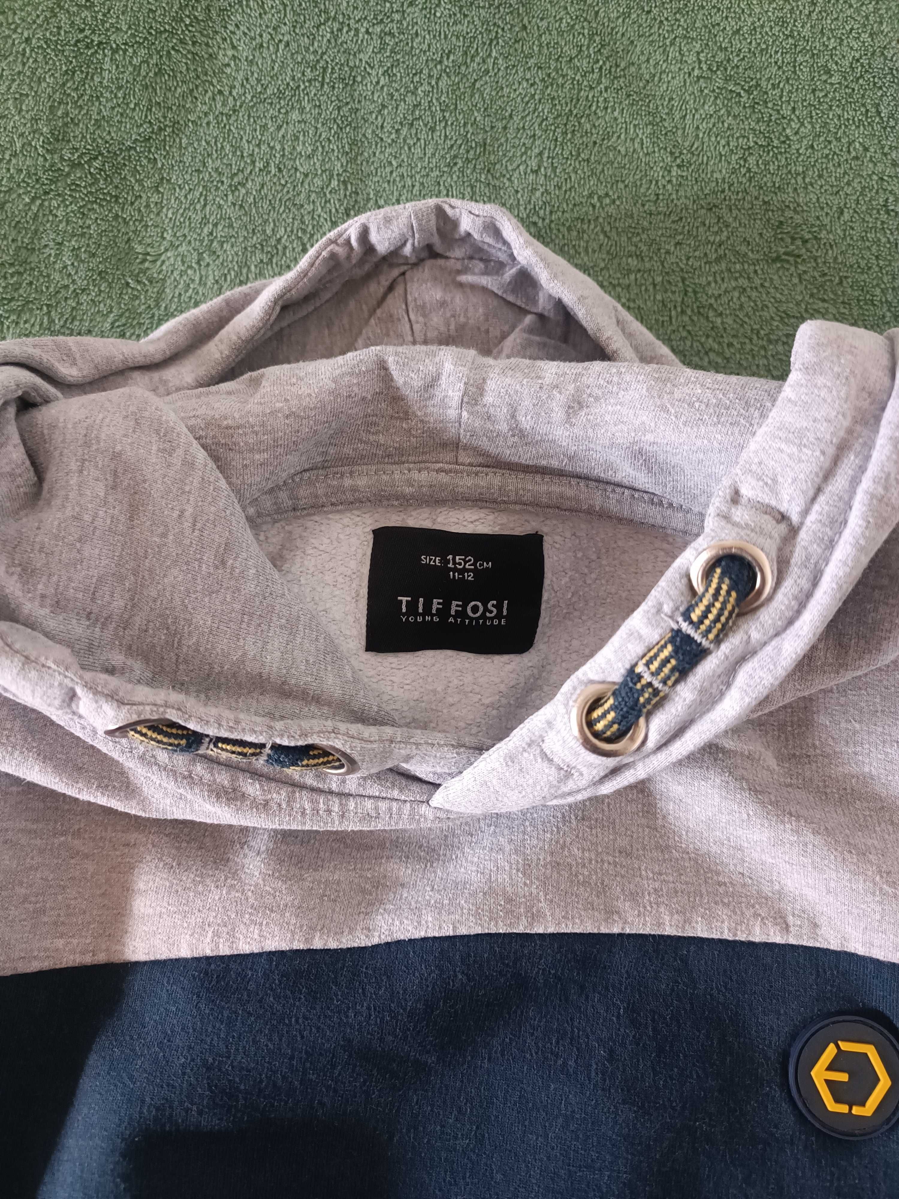 Sweat Tiffosi de rapaz, tamanho 11 – 12 anos, 152cm