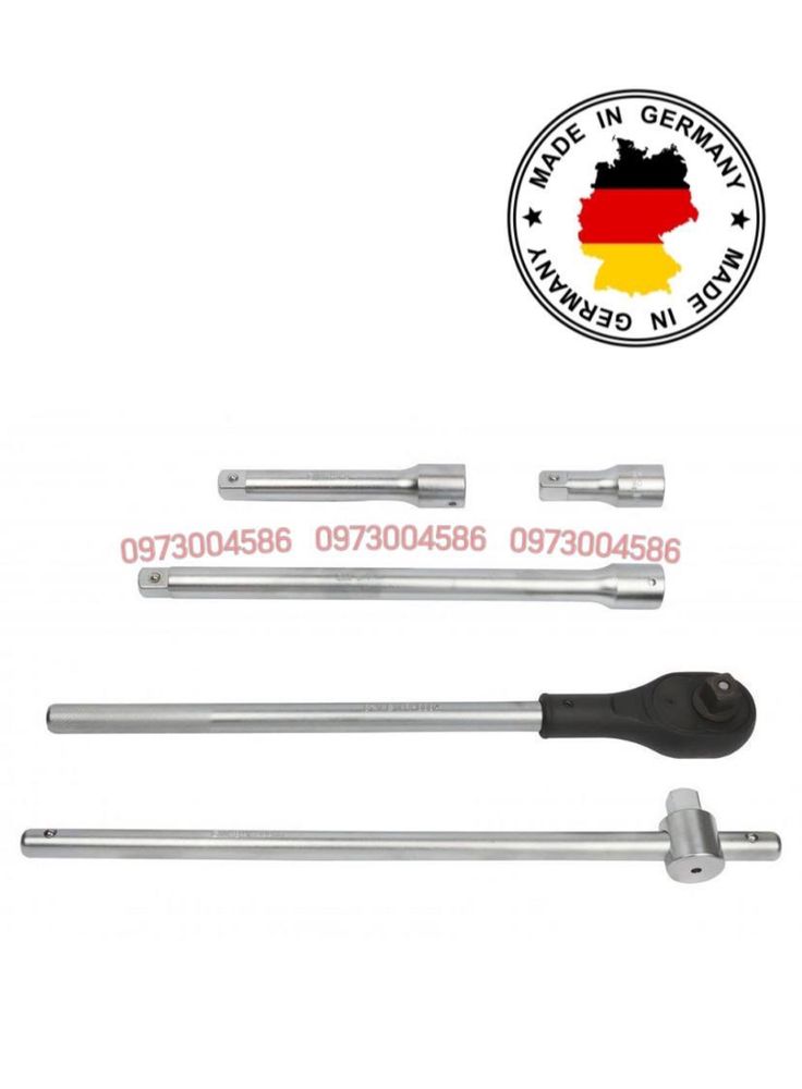 Набір інструментів/торцевих головок 3/4DR 19-65 мм. 25 одн.Gut Meister