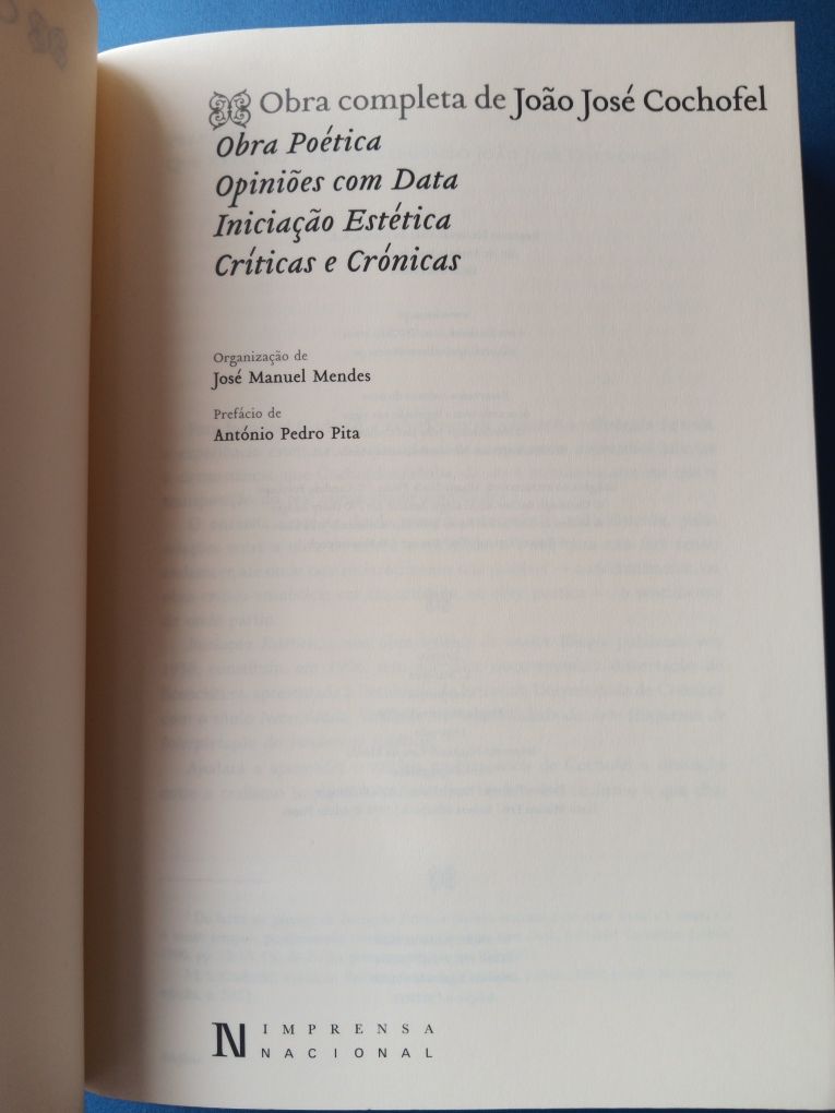 João José Cochofel [Obra Completa]