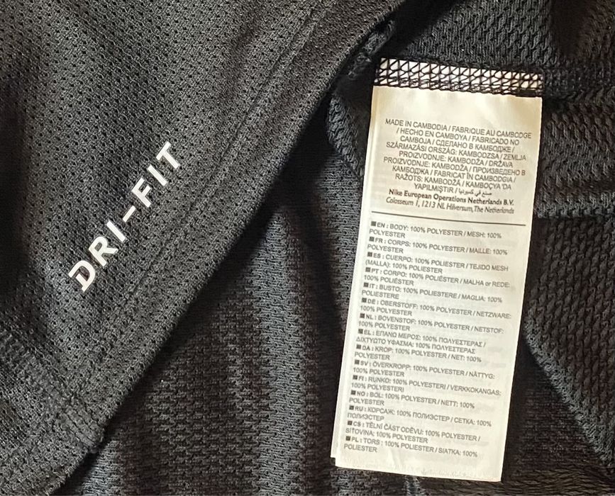 Мужская беговая футболка с длинным рукавом Nike Miler нова XL