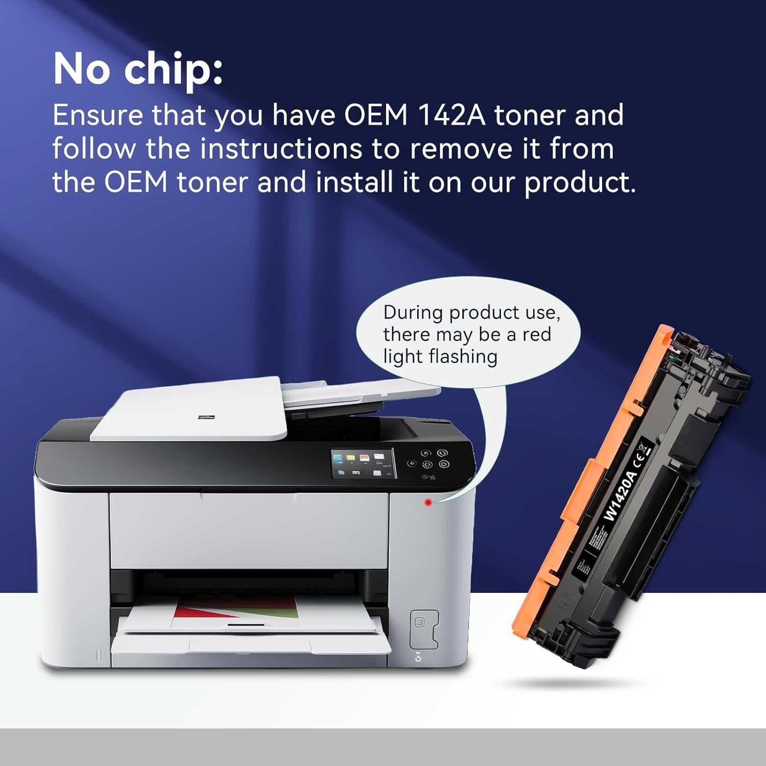 ZIPRINT Toner wymienny HP 142A W1420A W1420X do HP142A W 1420A W 1420X
