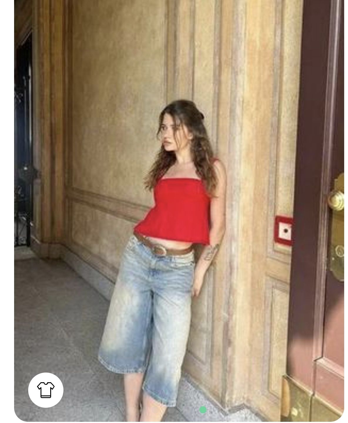 Джинсові бермуди Bershka у відмінному стані