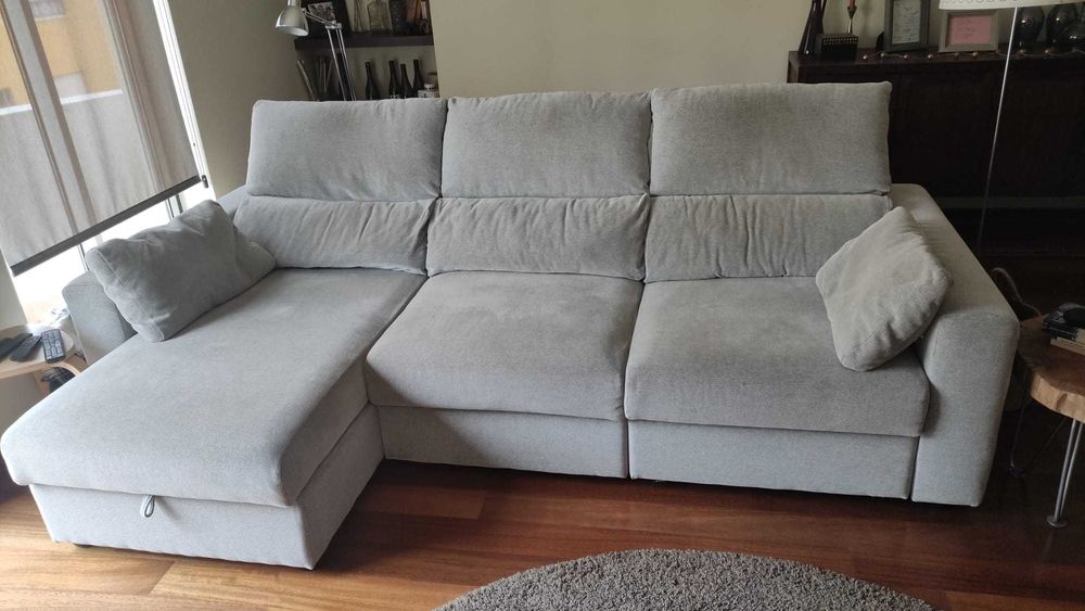Sofá 3 lugares IKEA ESKILSTUNA chaise longue