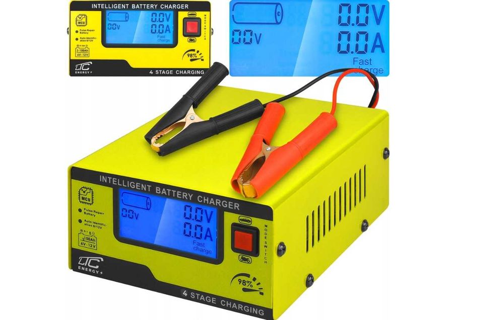 Зарядний пристрій для акумуляторів 10А 6V/12V, зарядное устройство