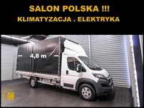 Peugeot BOXER PLANDEKA  PLANDEKA 4,8m + Salon POLSKA + Klimatyzacja + Elektryka !!!