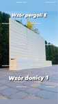 Donica z pergolą pod wymiar obudowa klimy doniczka taras