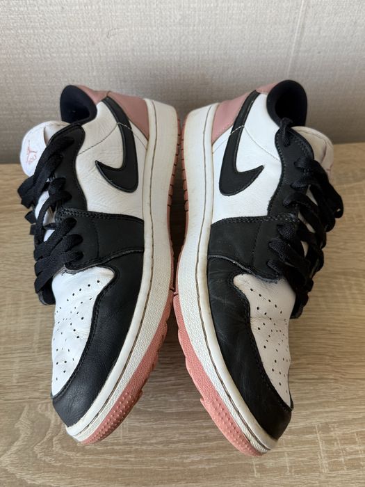 Найк еир аір джордан 1 nike air jordan 1 low pink 46 розм golf 12 uk д