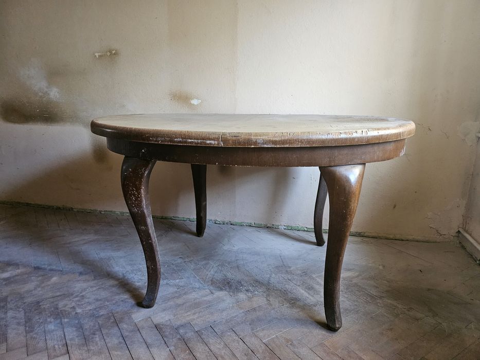 Stół rozkładany vintage – Menzel-Tisch – drewniany, retro
Na sprzedaż