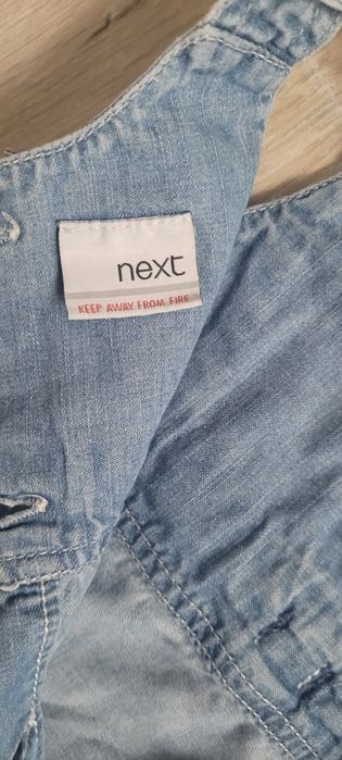 Sukienka jeansowa Next r.86