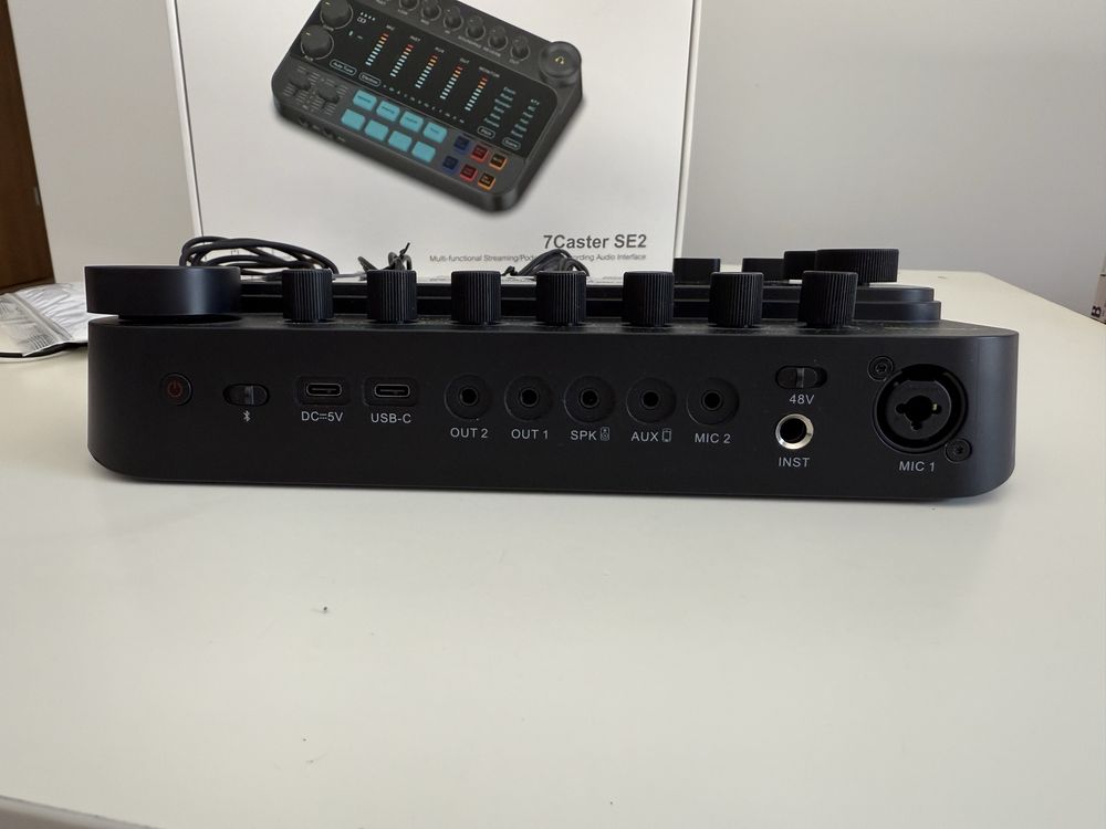 7Ryms Interfejs audio 7Caster SE2 do nagrywania podcastów