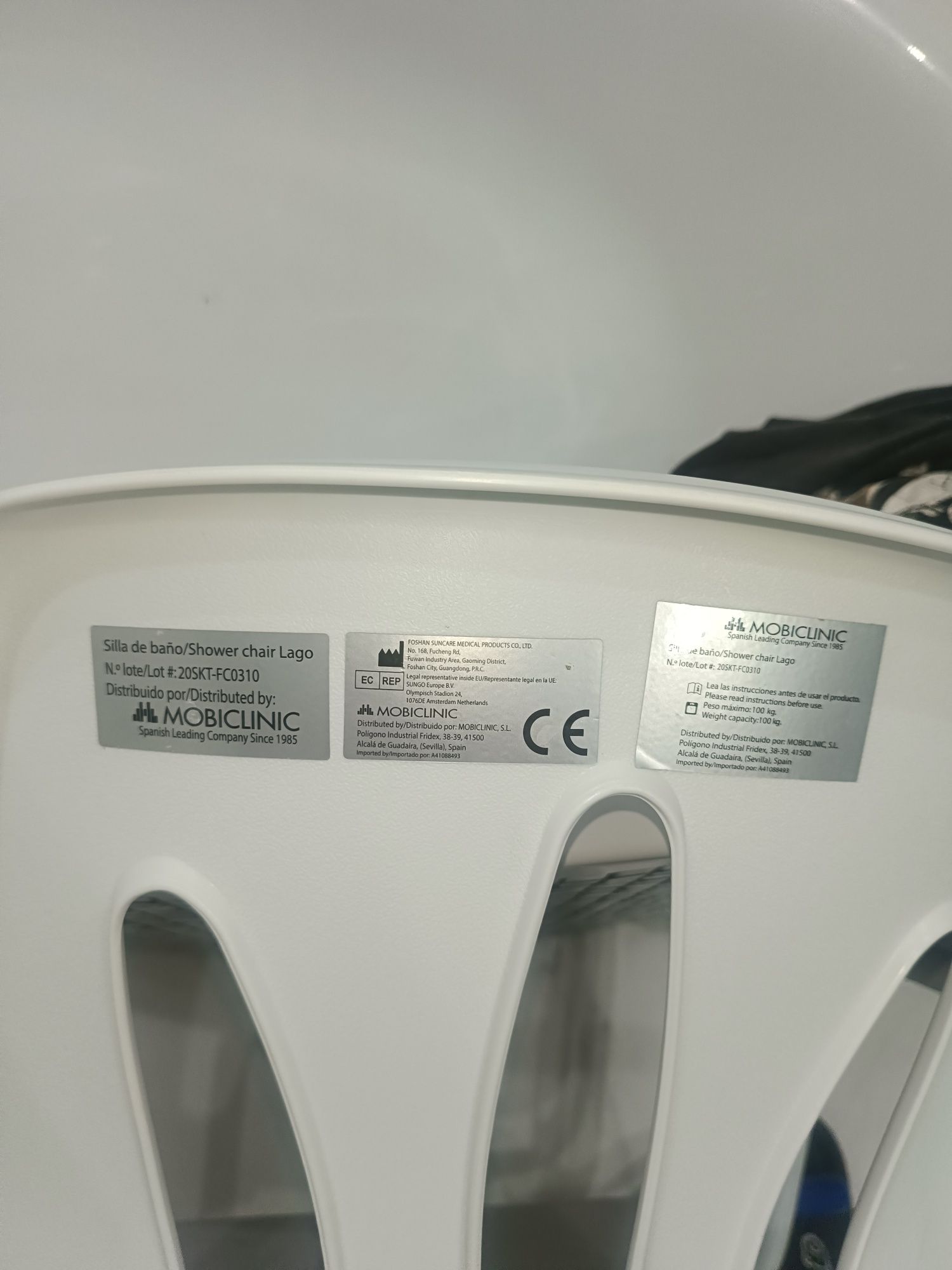 Ławeczka do wanny Mobiclinic Krzesło obrotowe