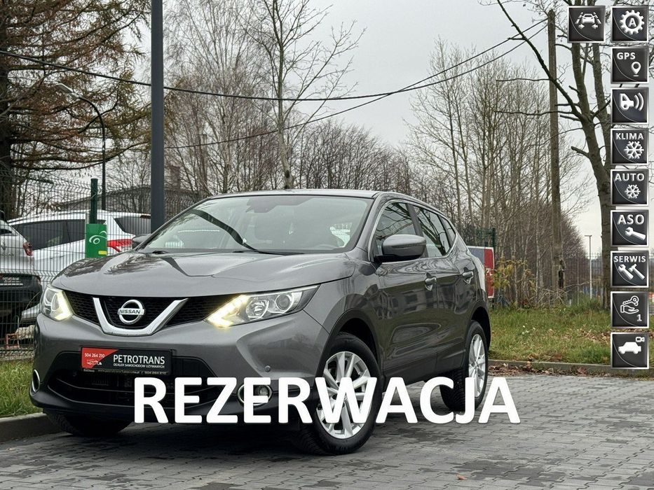 Nissan Qashqai 1.6 DCI / 131KM LED Automat Nawigacja Kamera Cofania Asystent Pasa