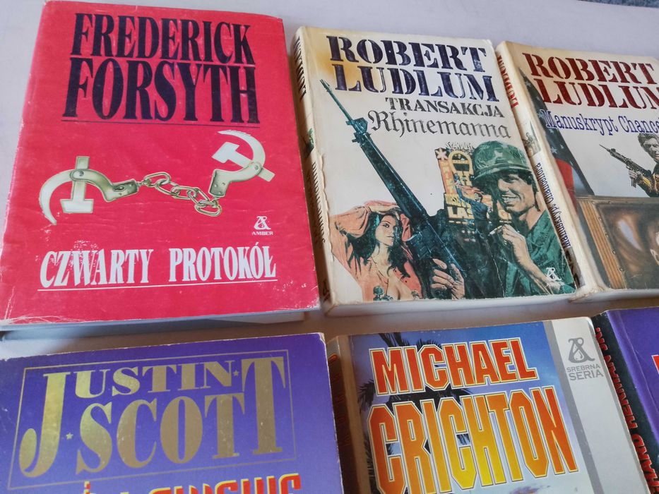 Zestaw  powieści, sensacja, thriller