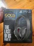 Słuchawki Gold Wireless PS4 Limited Edition The Last Of Us - Jak Nowe!