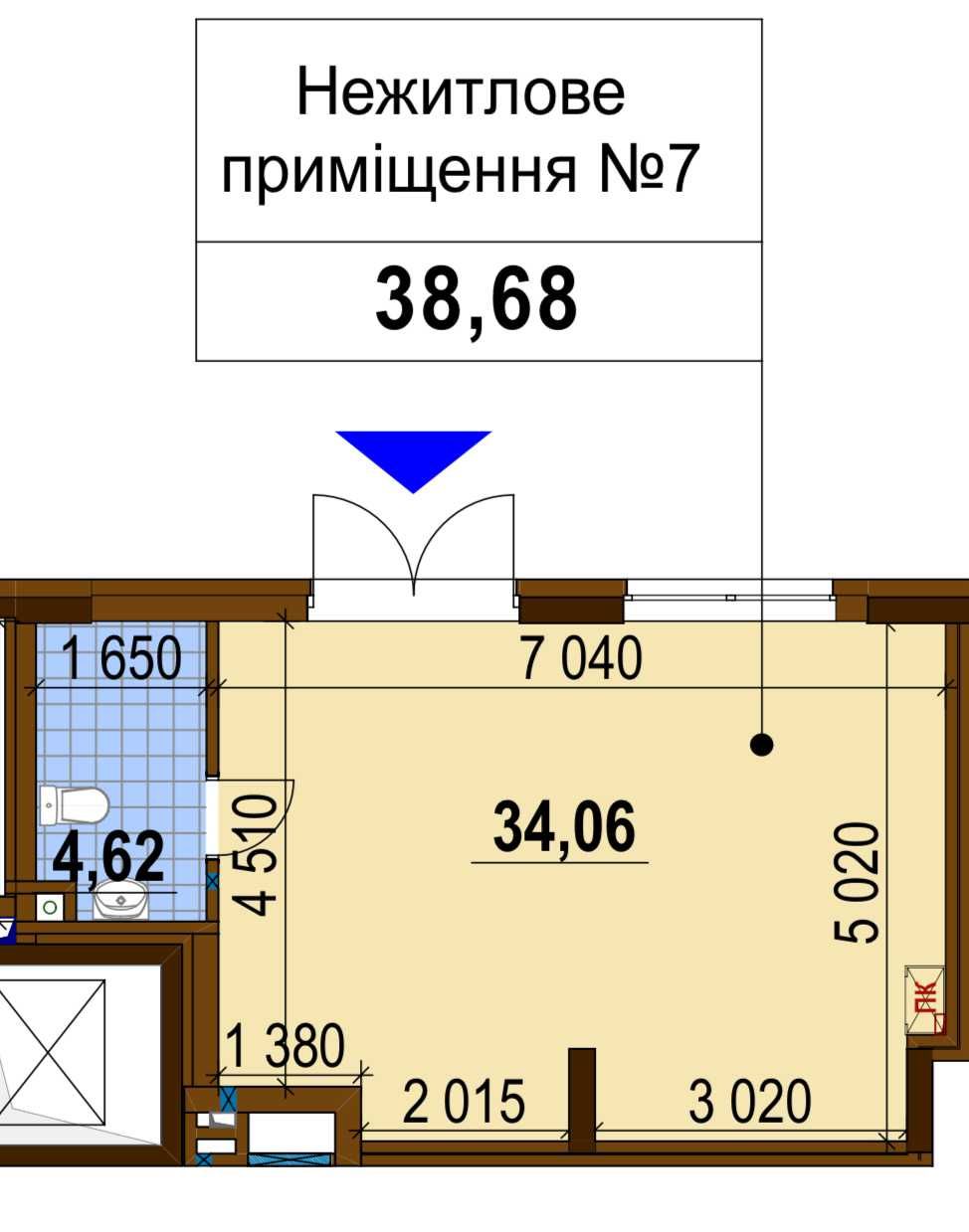 БЕЗ% Продаеться комерція ,фасад ЖК Варшавський 2, Подільський р-н