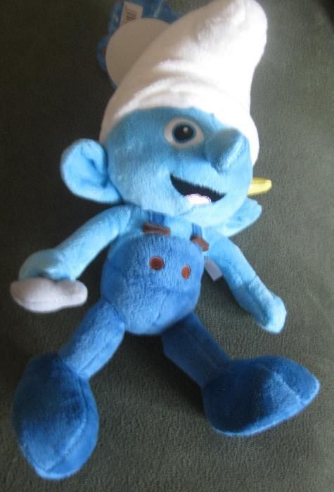 Peluche Smurf Pedreiro  NOVO c/ Etiqueta