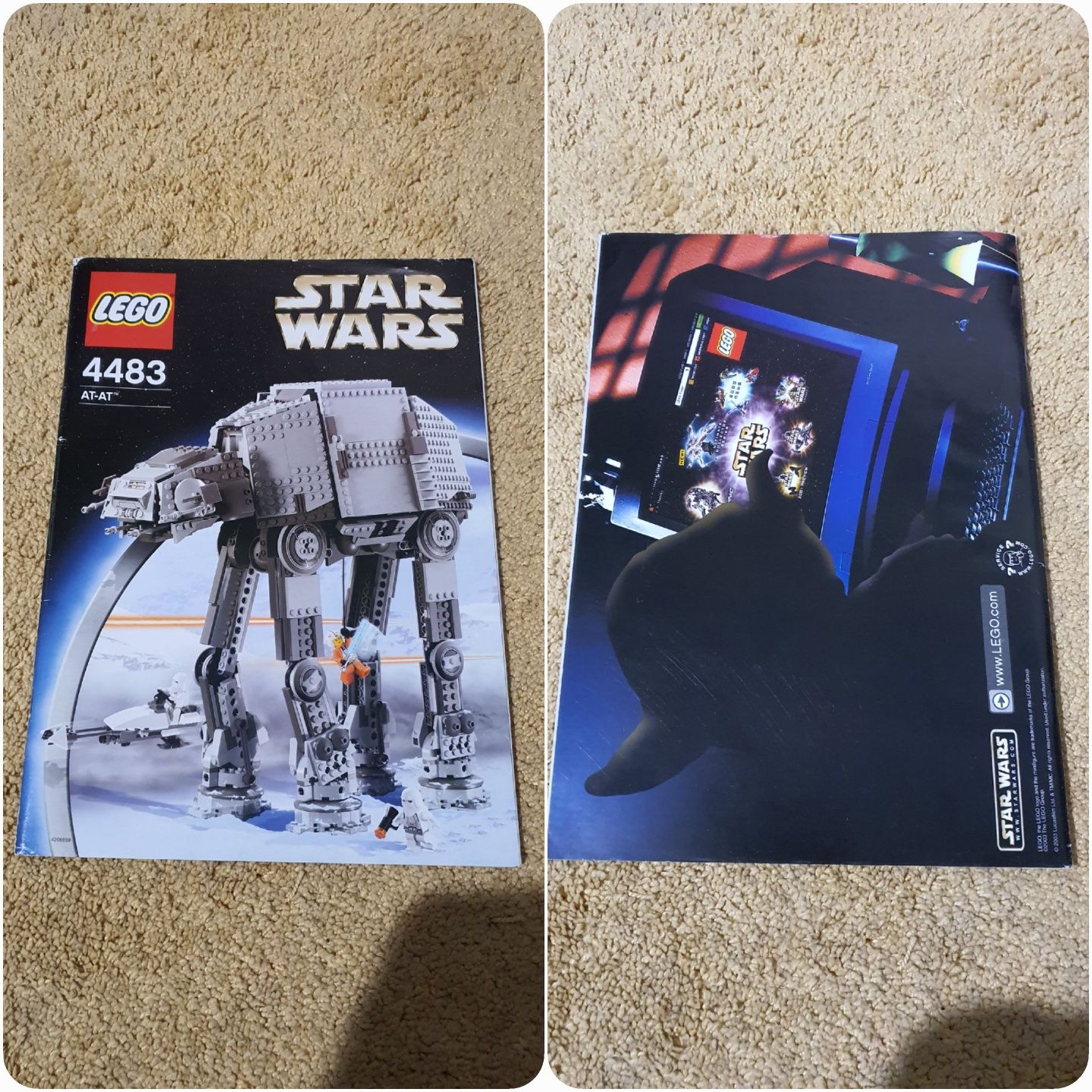 Zestaw Lego Star Wars 4483 At-At Black Box komplet!
