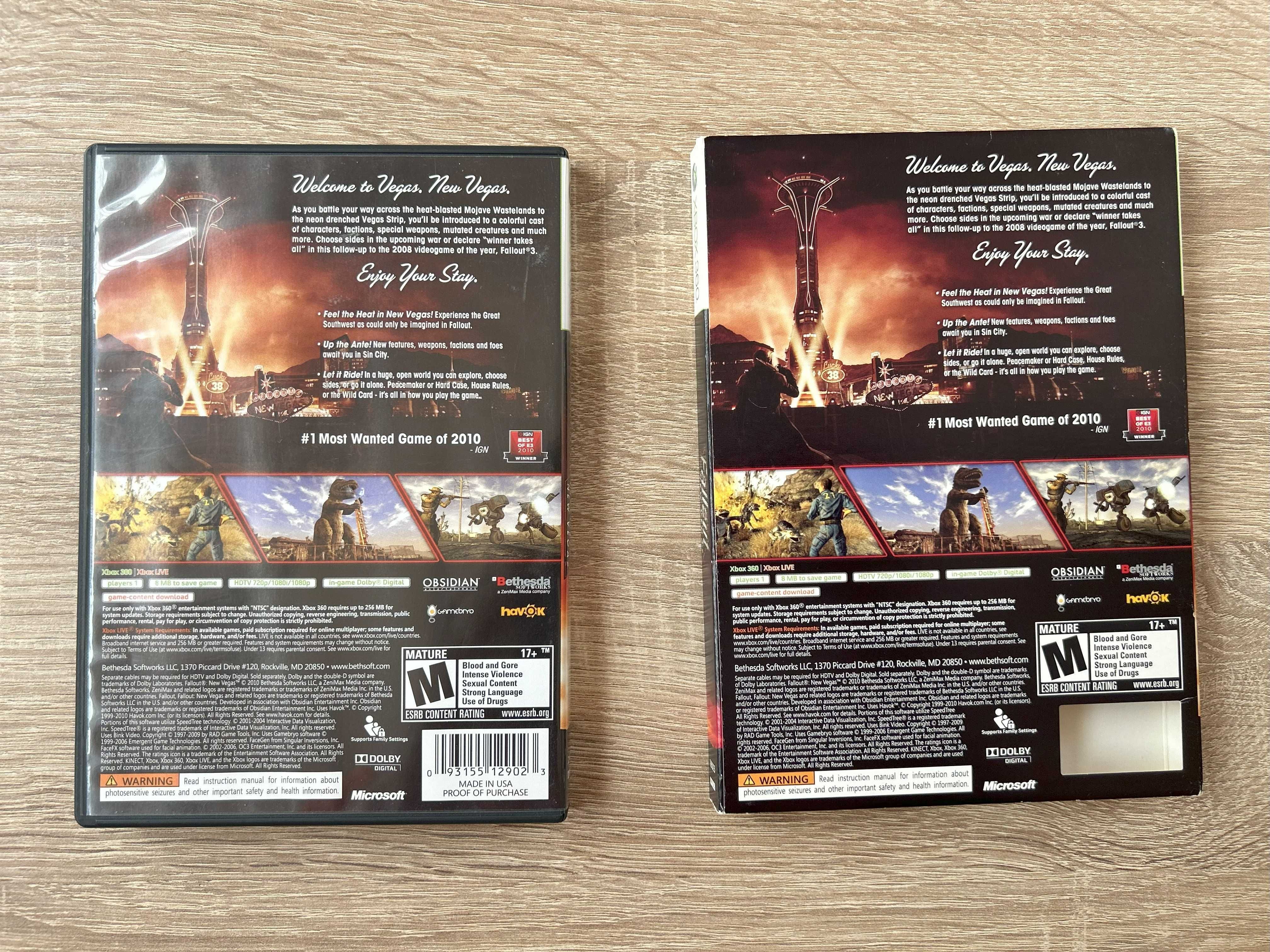 Fallout: New Vegas - Xbox 360 - stan Używany, sprawny 100%