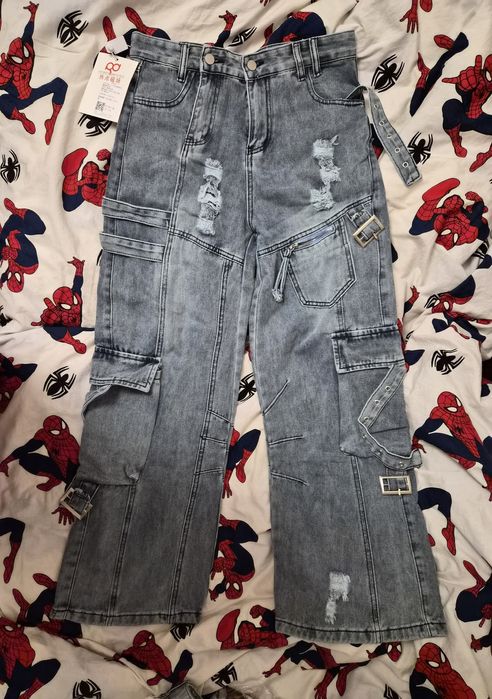 Штани y2k, baggy, скейтерські жіночі/чоловічі