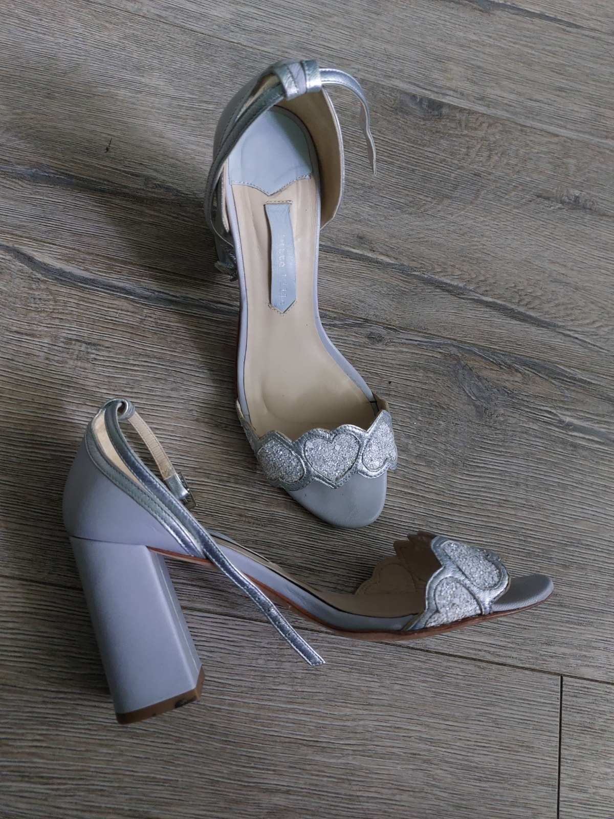 Charlotte Mills модель Lotty Blue босоножки, ручная работа, кожа, 37