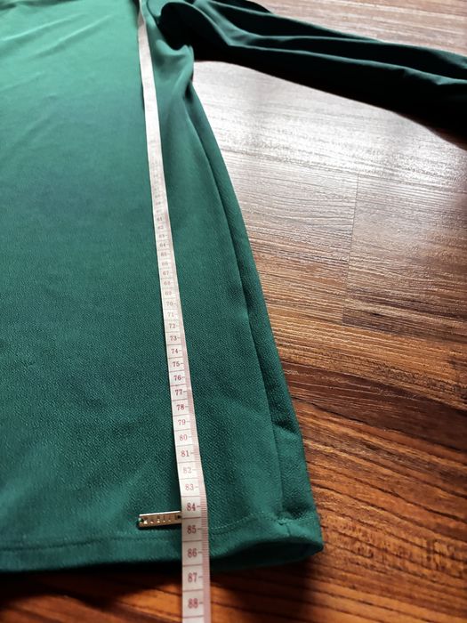 Zielona sukienka,prosta sukienka