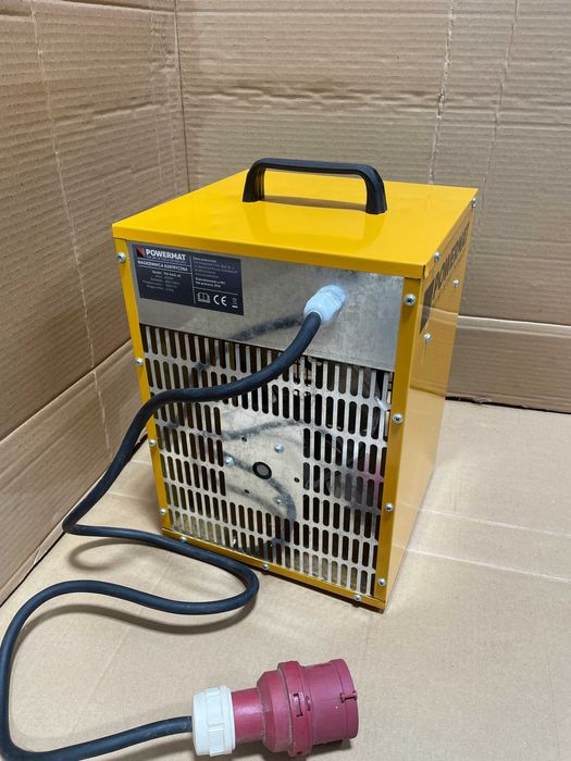 Nagrzewnica 400V 6kW 3 faz termostat 3 biegi Grzejnik Dmuchawa Farelka