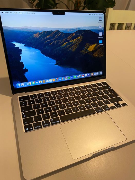 Laptop MacBook Air 13 M4 16/256 Srebrny bat. 100% 06.2026 - GW!