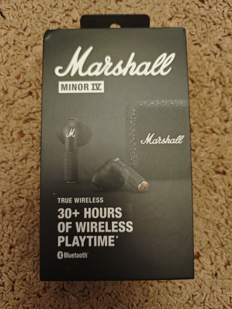 Навушники з мікрофоном Marshall Minor IV Black (1006653)