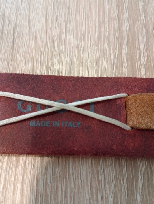 Винтажный кожаный ремень Gucci.