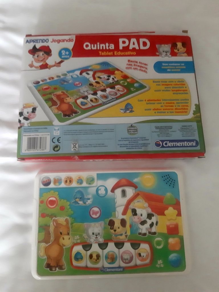 Tablet educativo Quinta dos Animais - Clementoni