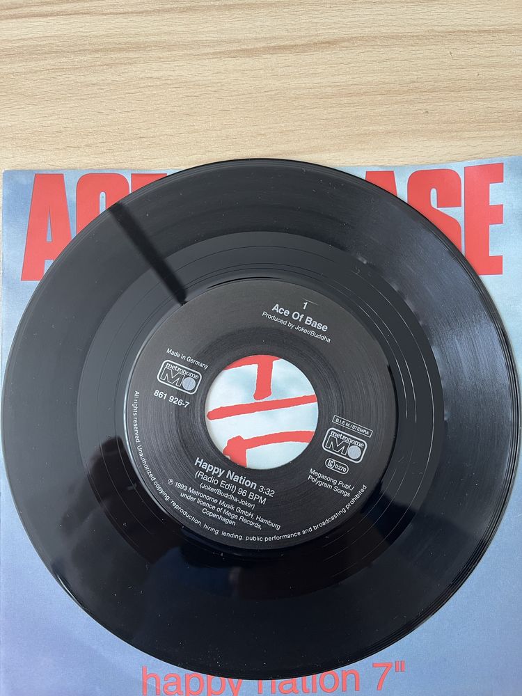 Ace Of Base Happy Nation 7" winyl