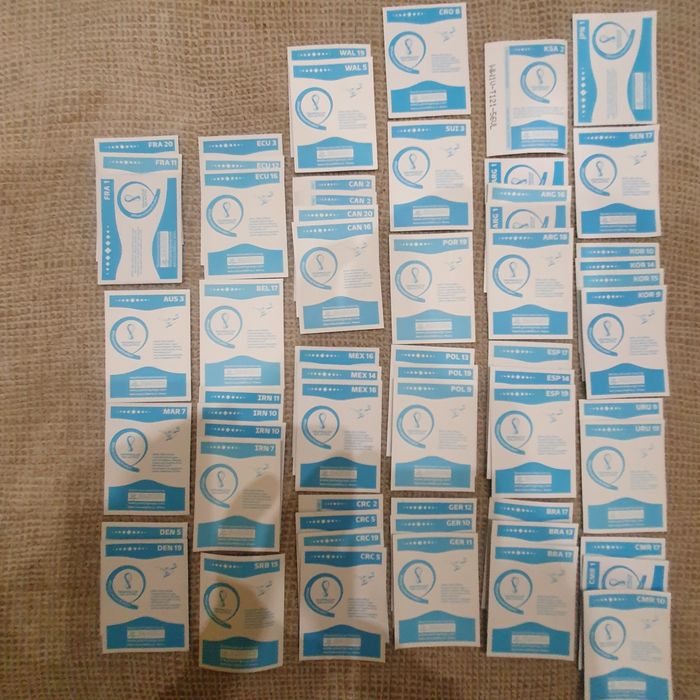 Cromos caderneta QATAR MUNDIAL 2022