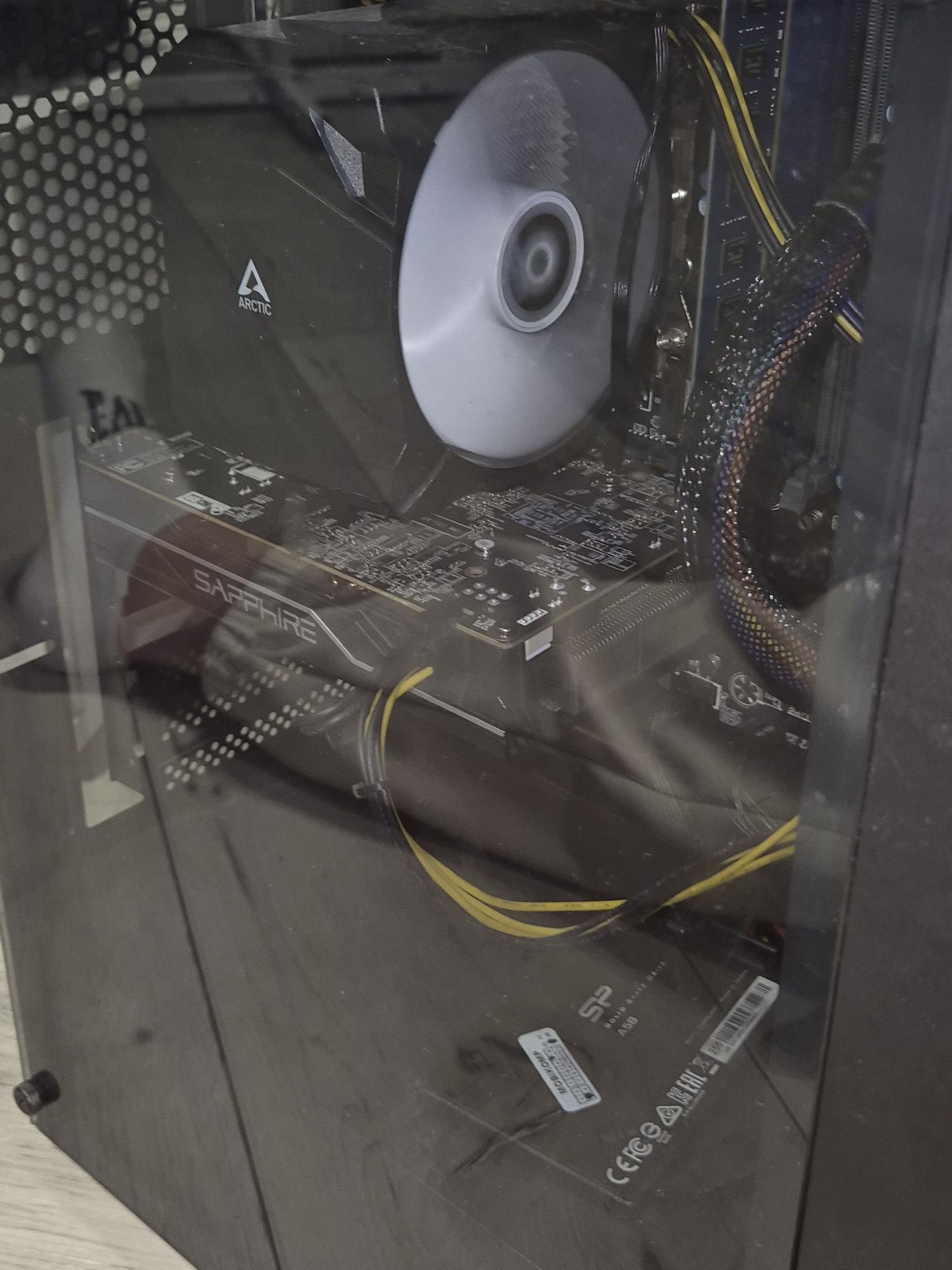 Komputer Gamingowy Stacjonarny RX 570 258 SSD I5 6600K 650W 12GB Ram