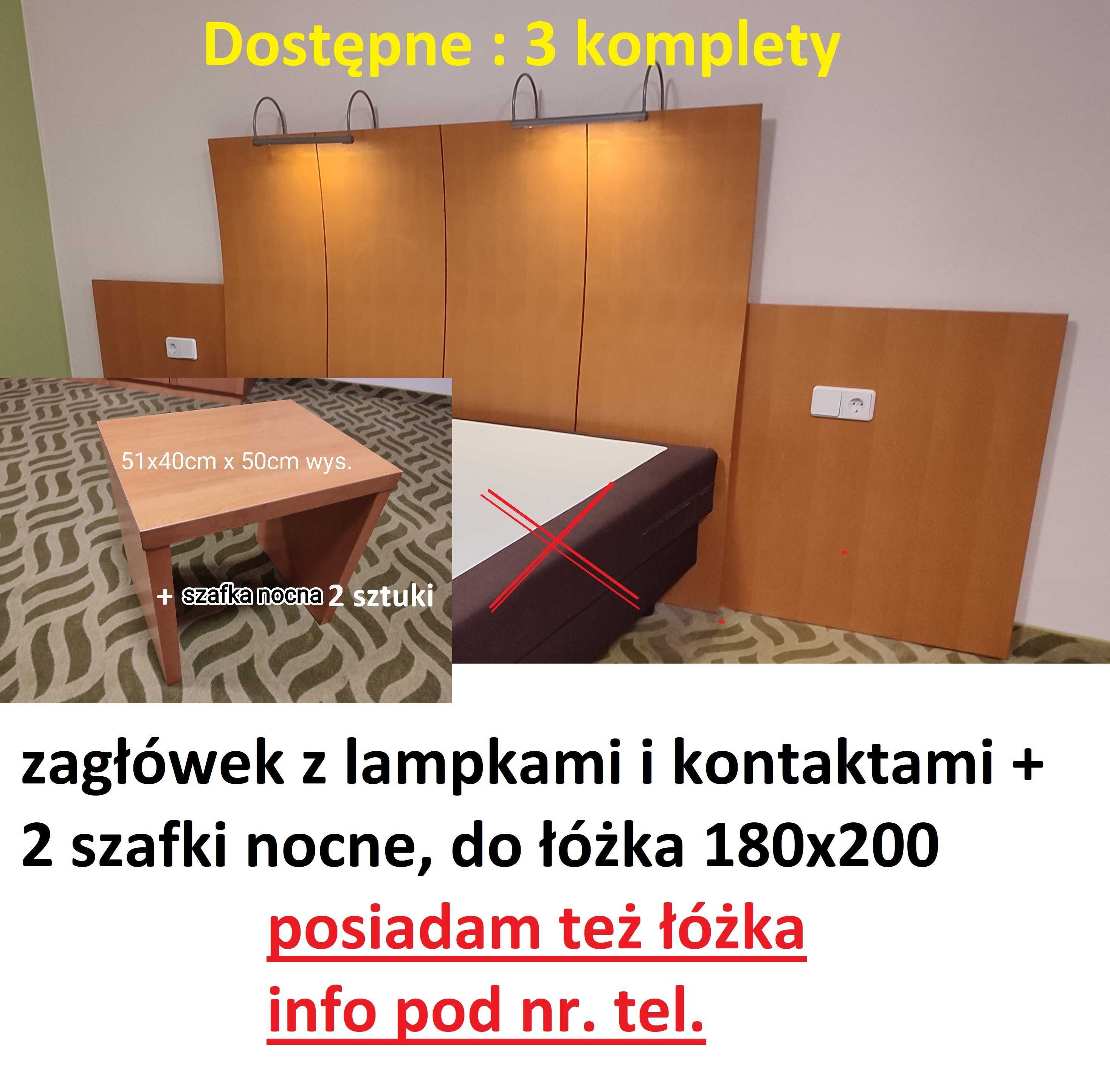 Dostępne 3 zestawy ZESTAW Mebli hotelowych SOLIDNE pracownicze ZADBANE