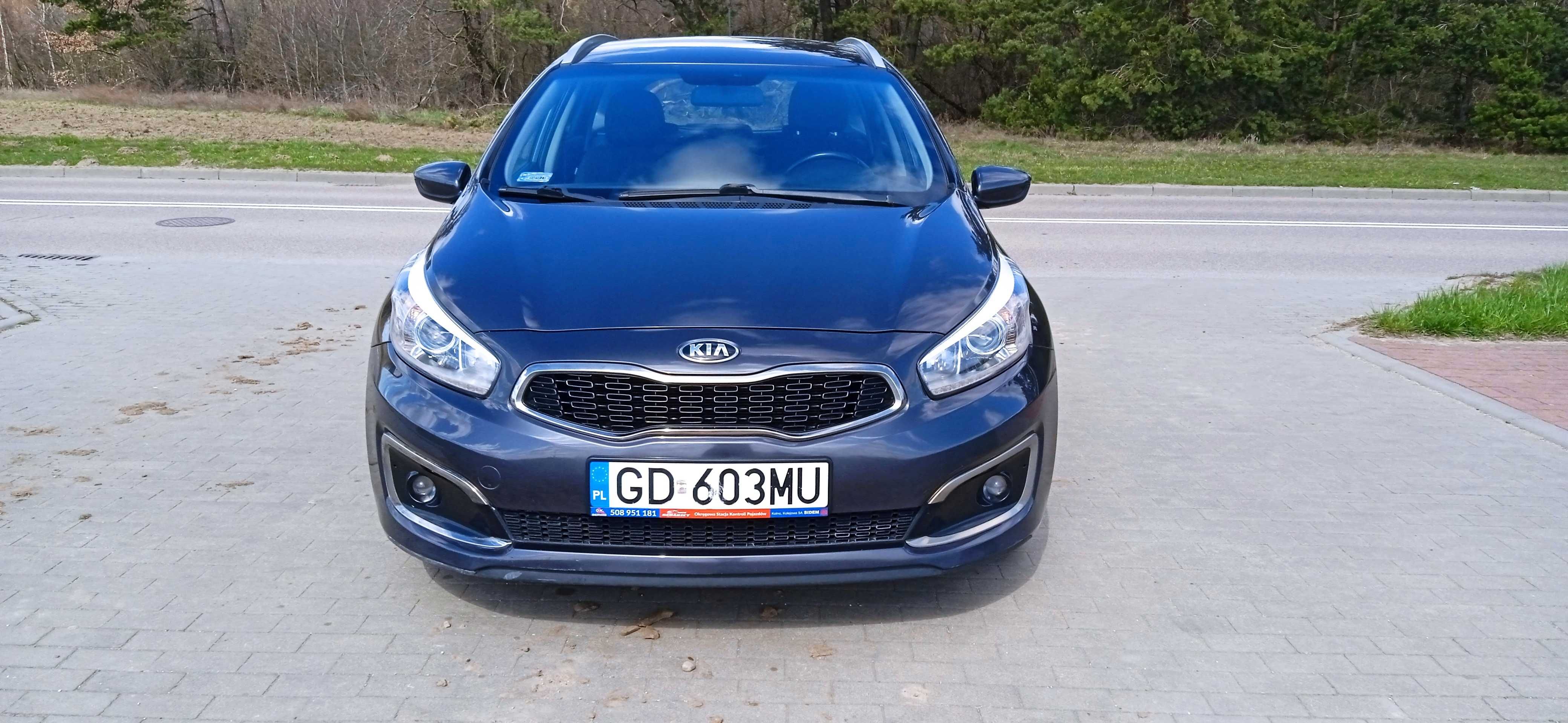 Kia Cee'd grudzień  2016r. 1,6 Benzyna polski salon kamera klimatronik