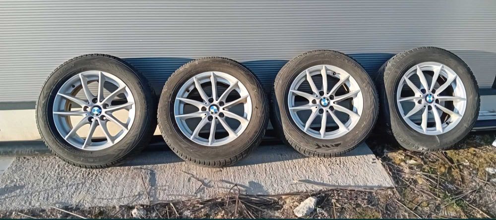 Oryginalne Alufelgi BMW 17 cali opony 225/60/17 ZIMA  5x120 4x4 suv