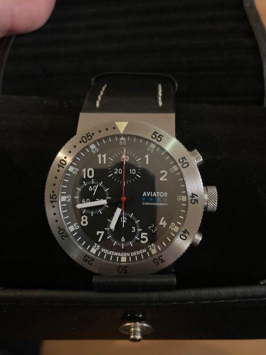 Relógio Aviator chronograph Volkswagen design