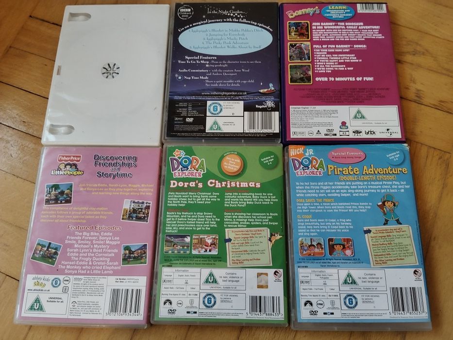 Płyty DVD Edukacyjne Dla dzieci po Angielsku